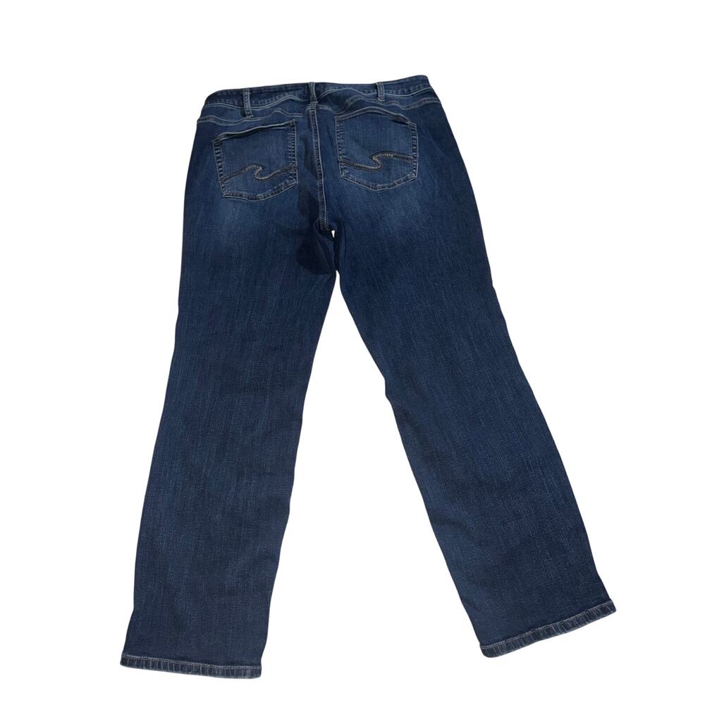 Silver jeans Co women’s Avery straight blue jeans - Picture 2 of 16